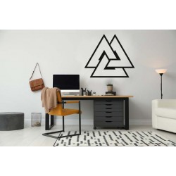 VALKNUT METAL DUVAR TABLOSU 